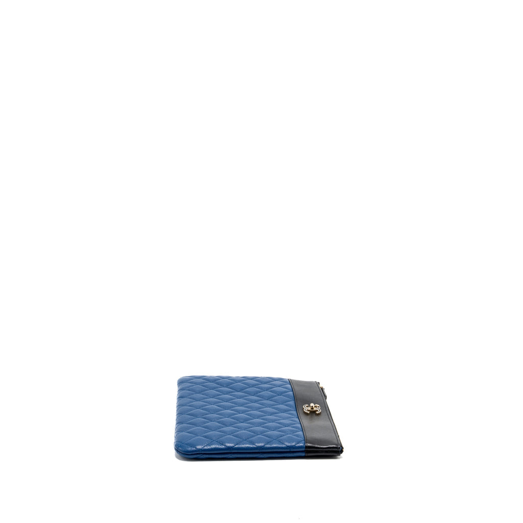 chanel-cc-logo-quilted-zip-pouch-clutch-lambskin-black-blue-ghw