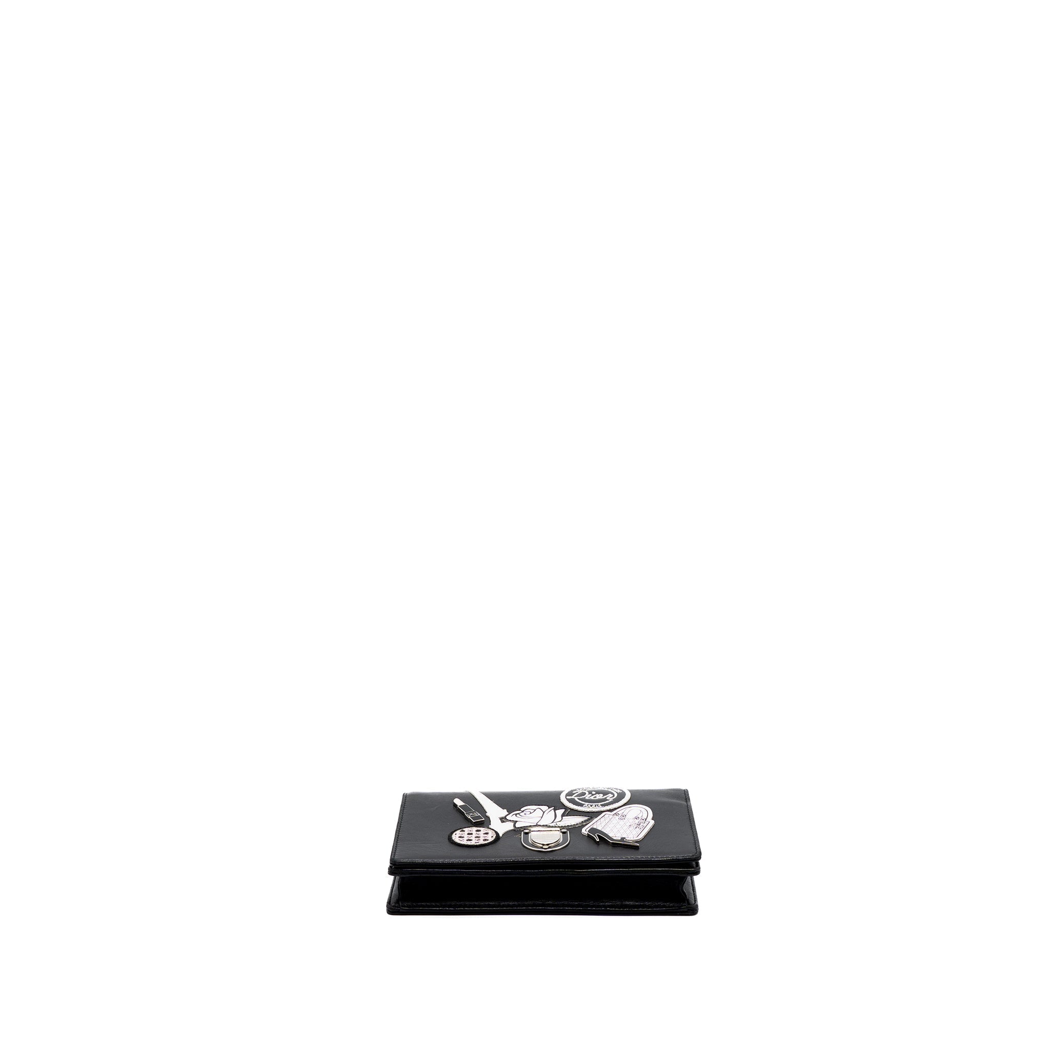 dior-diorama-wallet-on-chain-limited-print-lambskin-black-shw