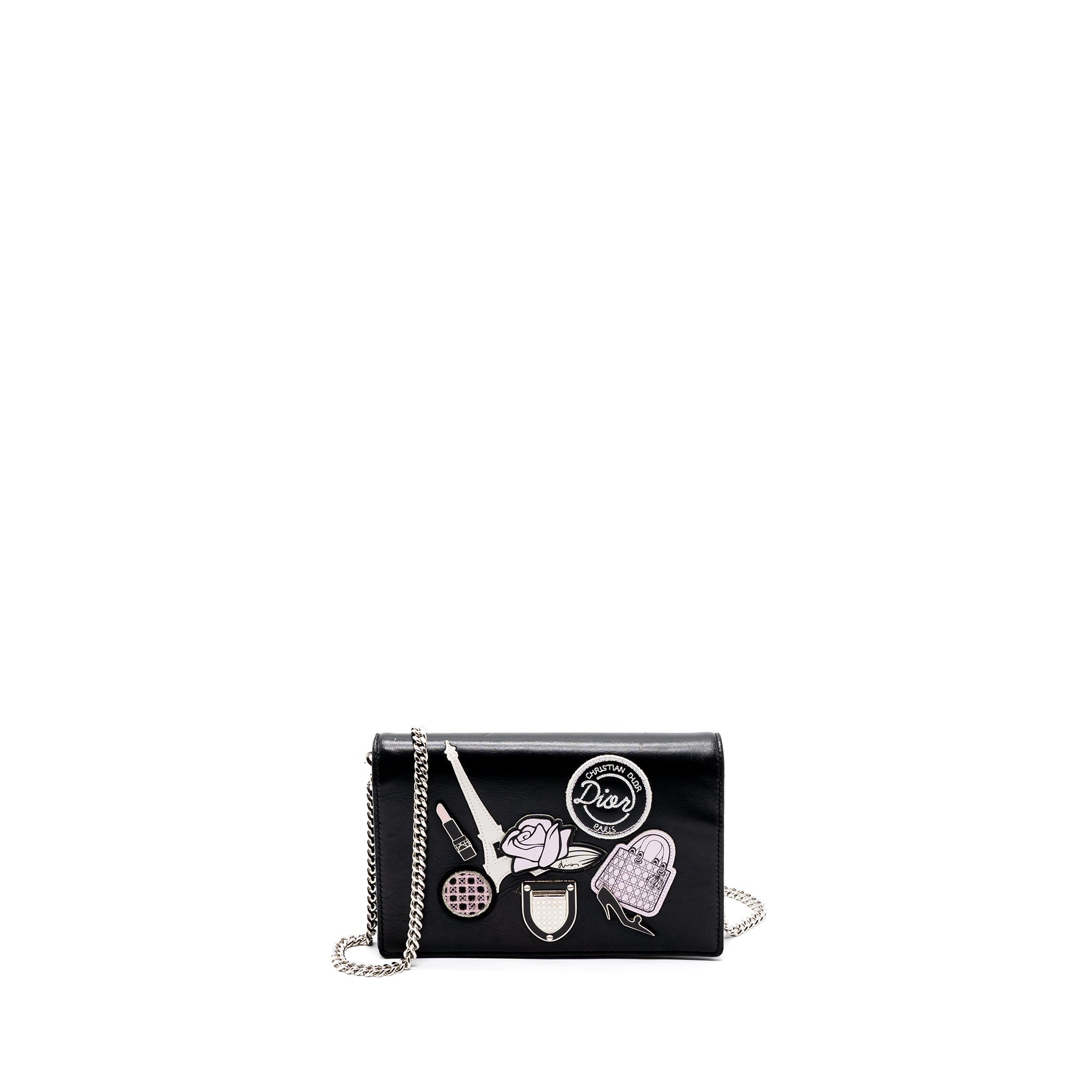 dior-diorama-wallet-on-chain-limited-print-lambskin-black-shw