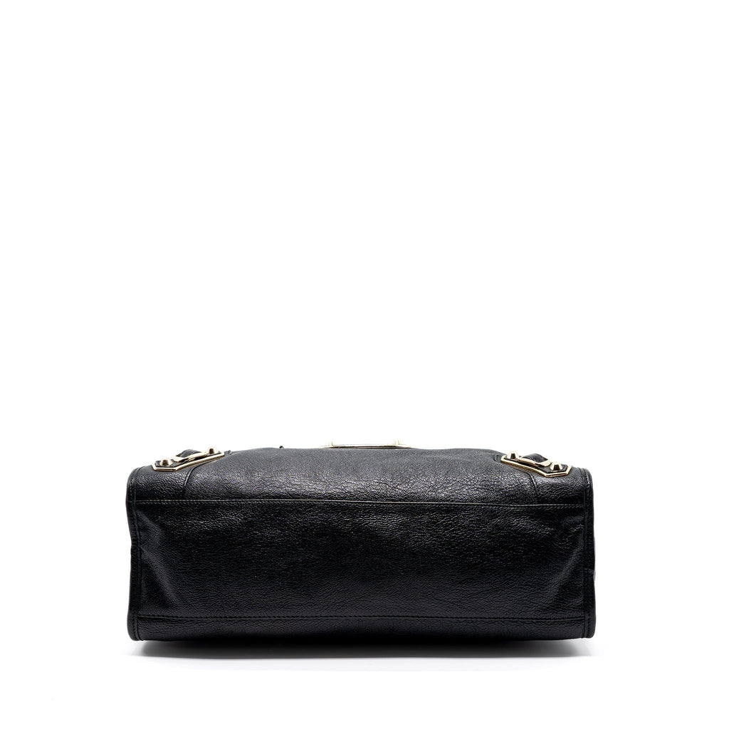 balenciaga-classic-city-bag-leather-black-ghw
