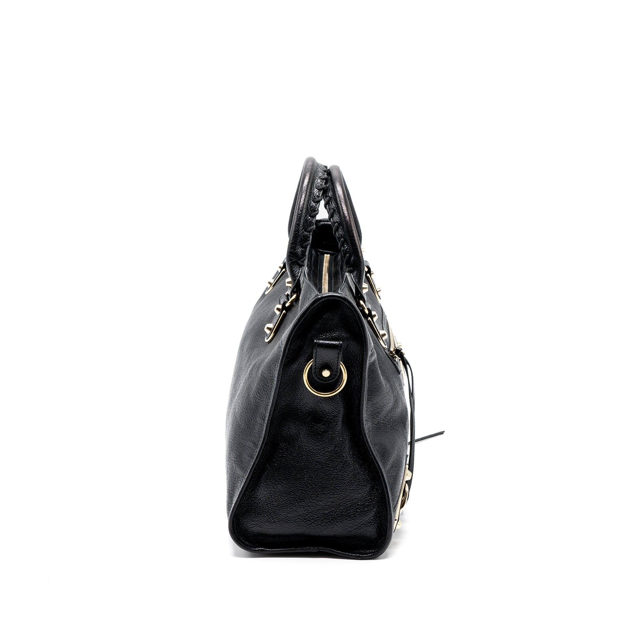 balenciaga-classic-city-bag-leather-black-ghw