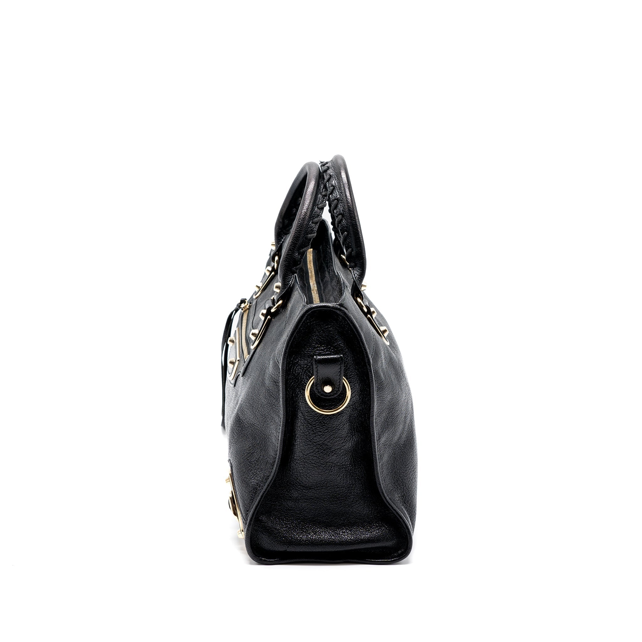 balenciaga-classic-city-bag-leather-black-ghw