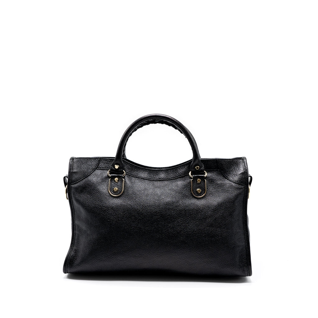 balenciaga-classic-city-bag-leather-black-ghw