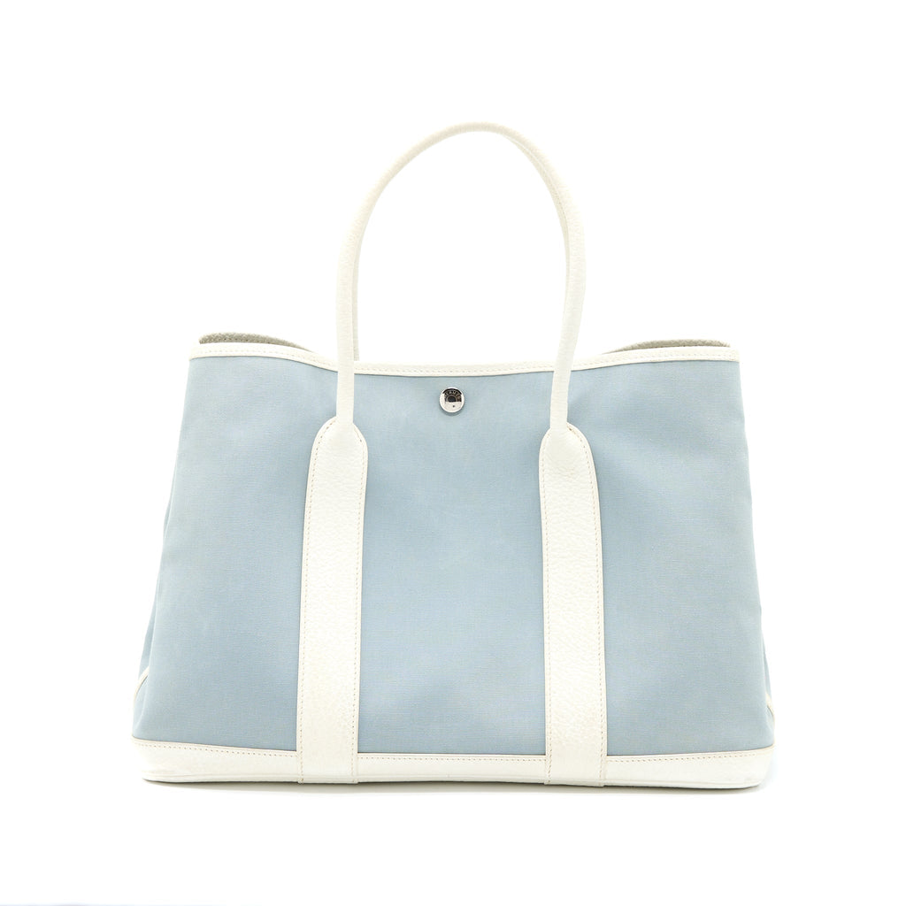 hermes-garden-party-36-leather-canvas-light-blue-blanc-shw