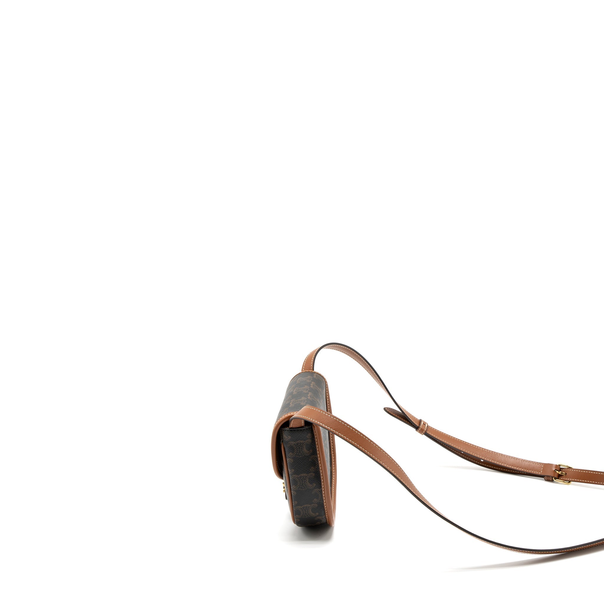 celine-mini-besace-in-triomphe-canvas-calfskin-tan-ghw