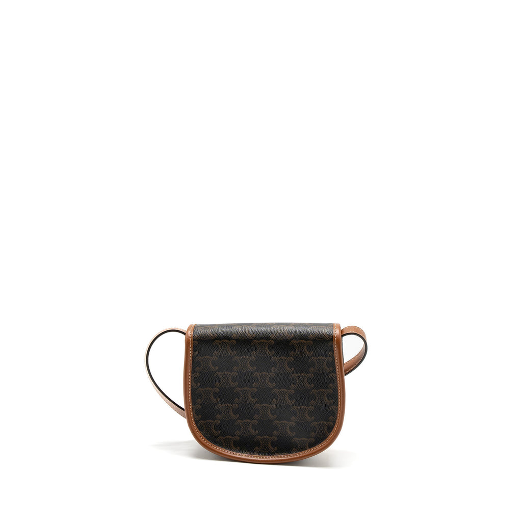 celine-mini-besace-in-triomphe-canvas-calfskin-tan-ghw