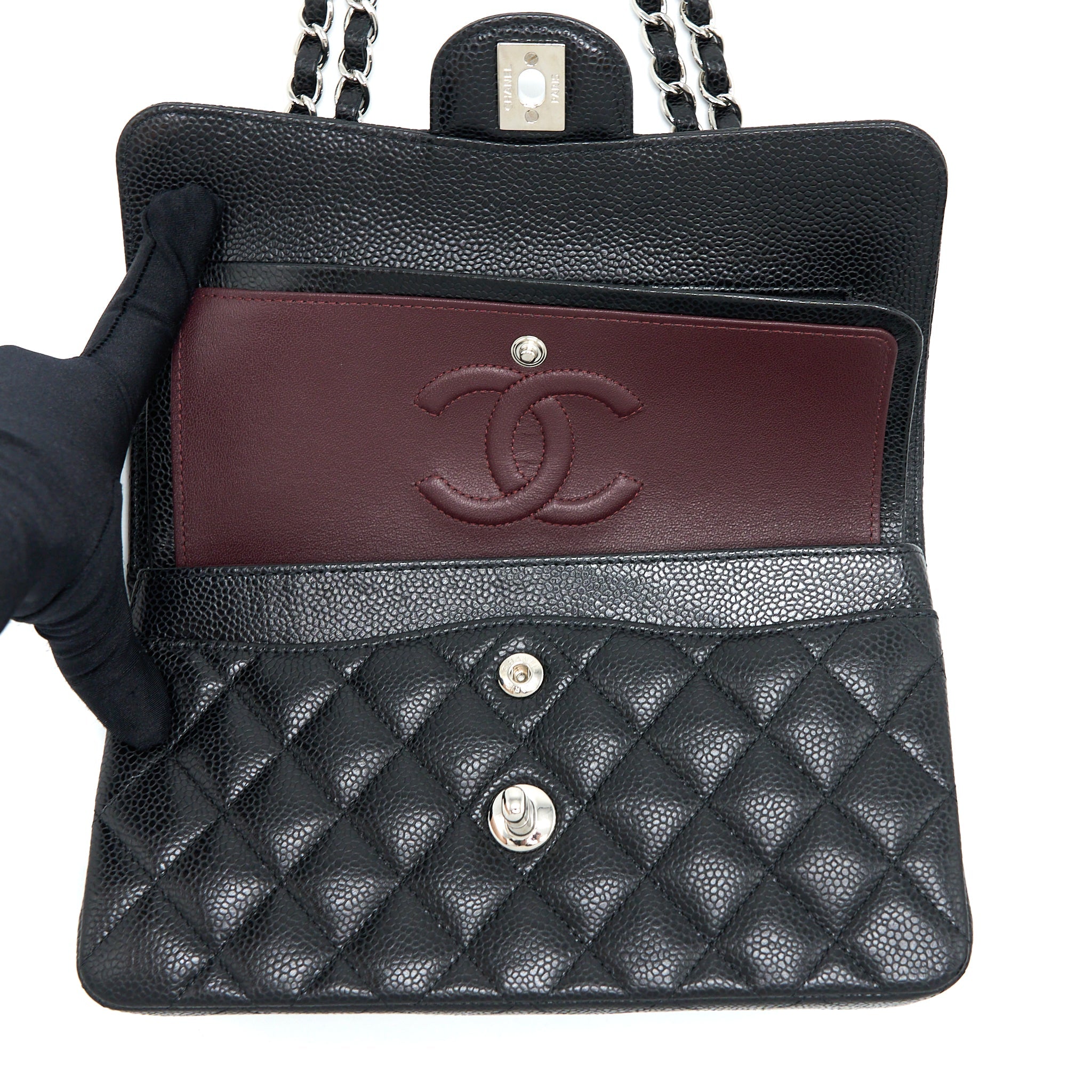 chanel-small-classic-flap-bag-caviar-black-shwmicrochip-2