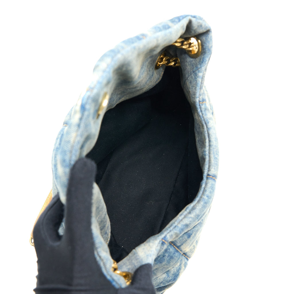 saint-laurent-small-puffer-chain-bag-denim-suede-blue-ruthenium-ghw-copy