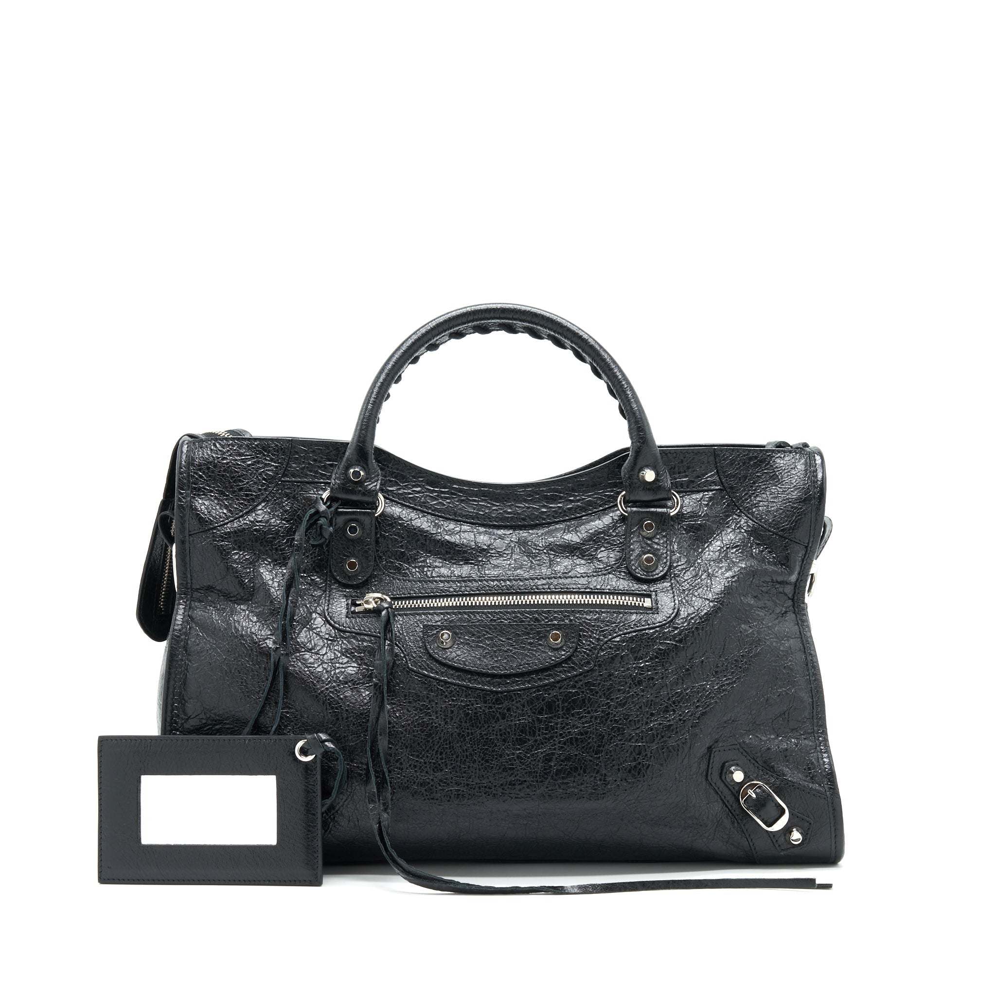 balenciaga-giant-city-bag-black-shw