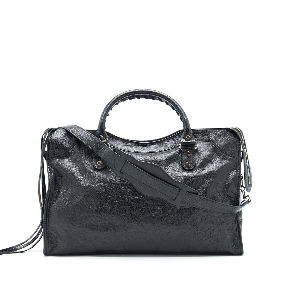 balenciaga-giant-city-bag-black-shw