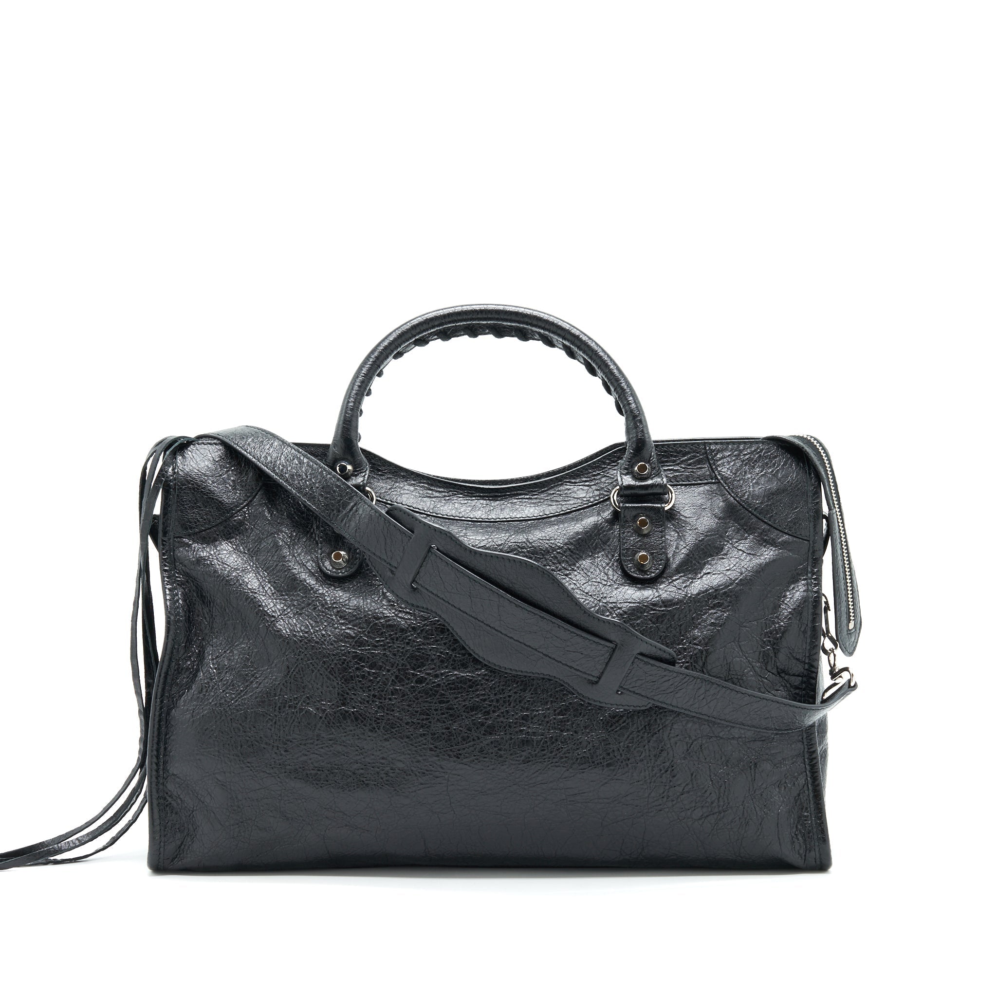 balenciaga-giant-city-bag-black-shw