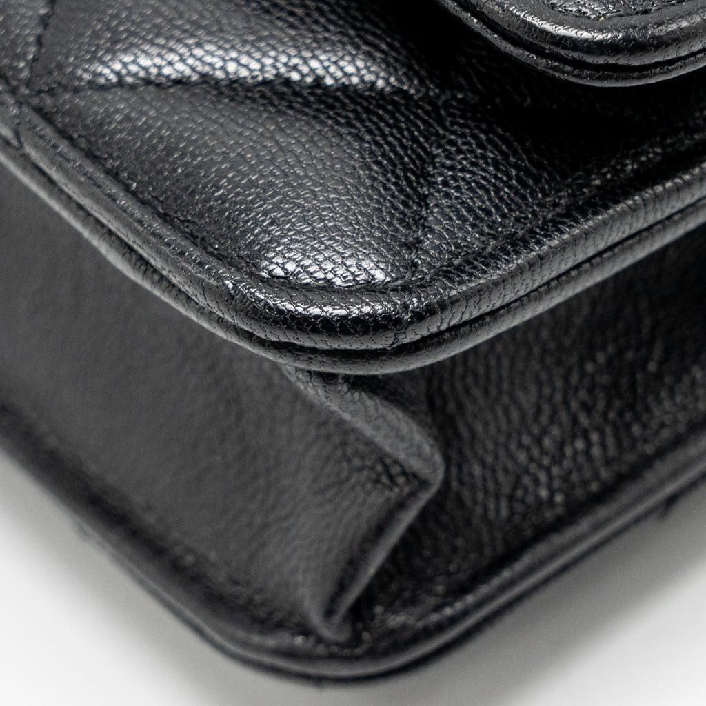 chanel-detailed-strap-wallet-on-chain-lambskin-black-with-multicolour-hardware-microchip-copy