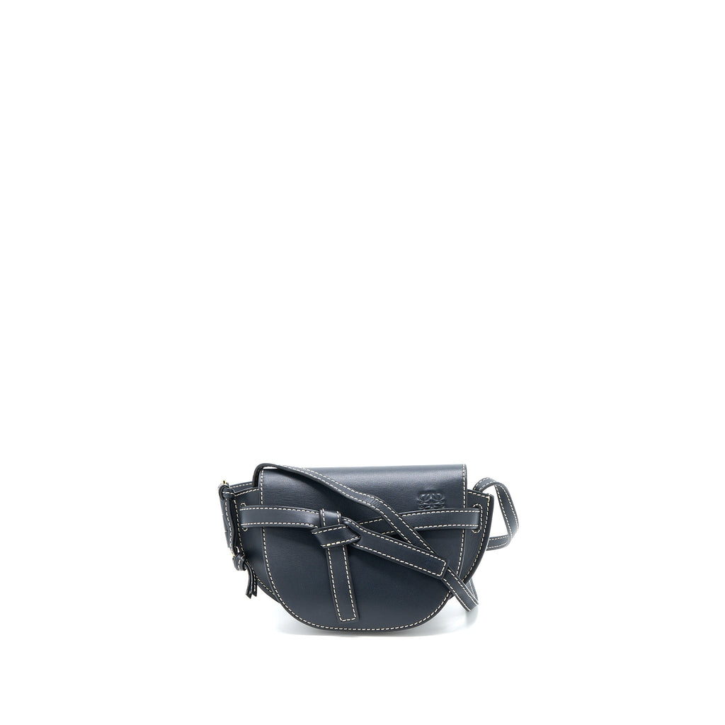 loewe-mini-gate-calfskin-navy-ghw