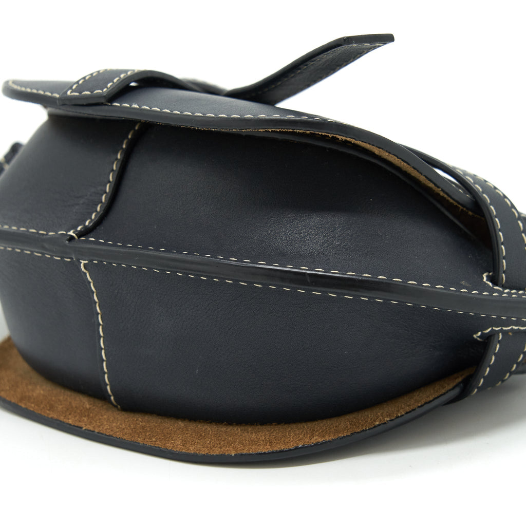 loewe-mini-gate-dual-bag-calfskin-black-ghw