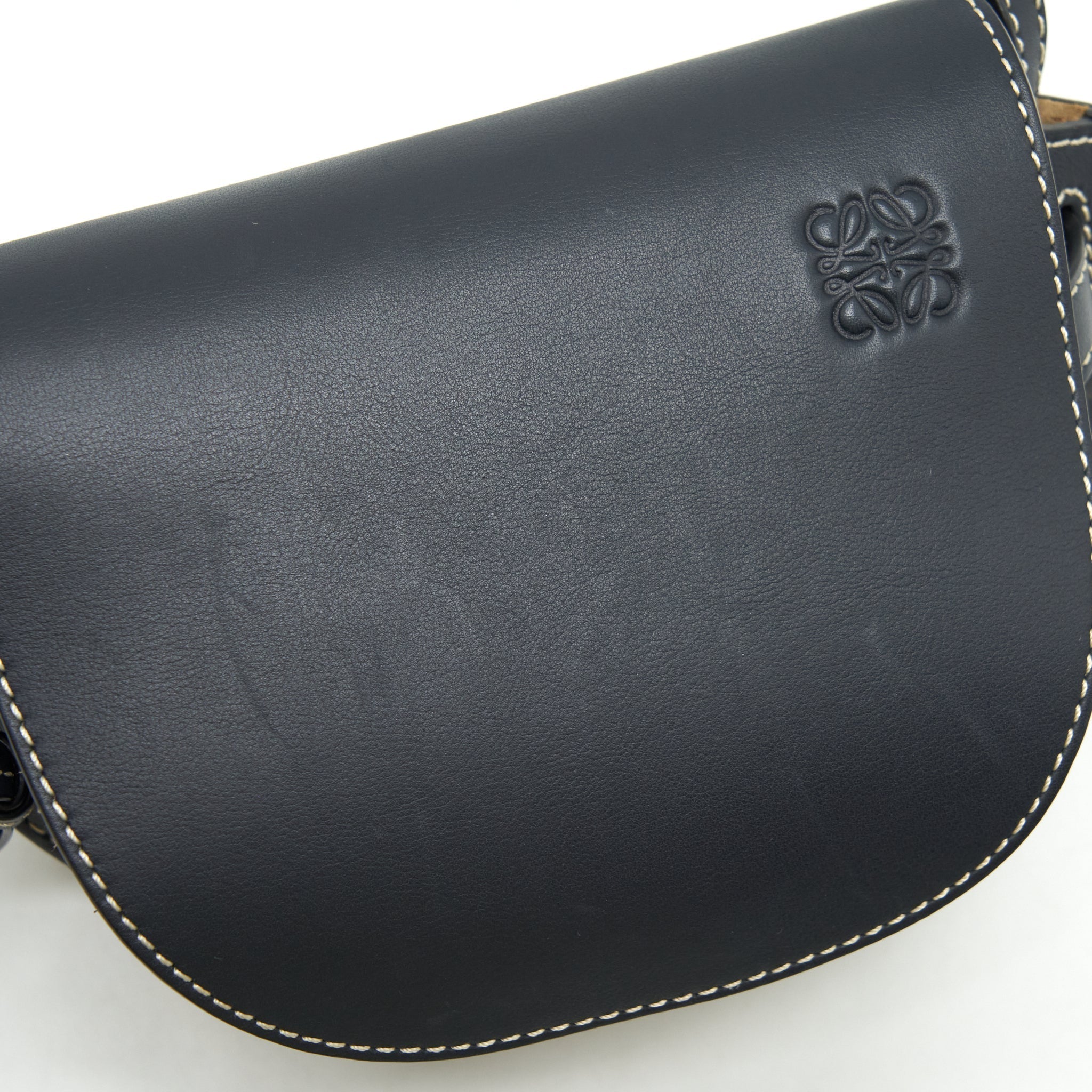 loewe-mini-gate-dual-bag-calfskin-black-ghw