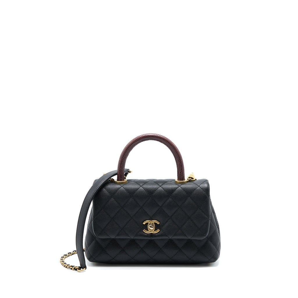 chanel-small-coco-handle-caviar-with-lizard-handle-black-ghw