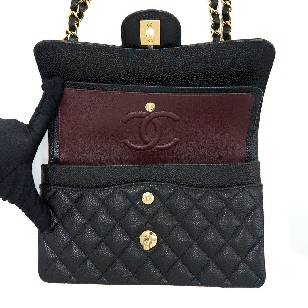 chanel-small-double-flap-bag-caviar-black-ghw-microchip
