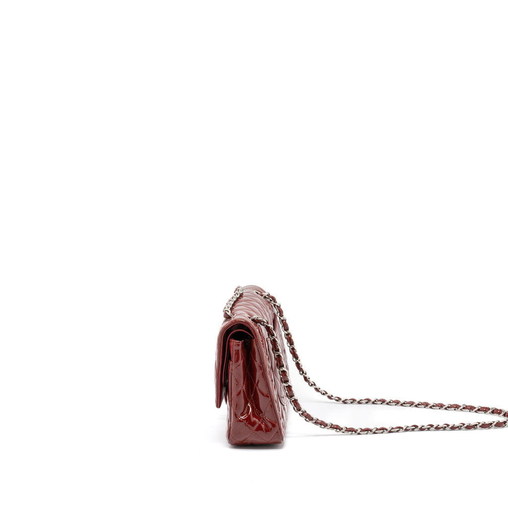 chanel-medium-classic-double-flap-bag-patent-red-shw