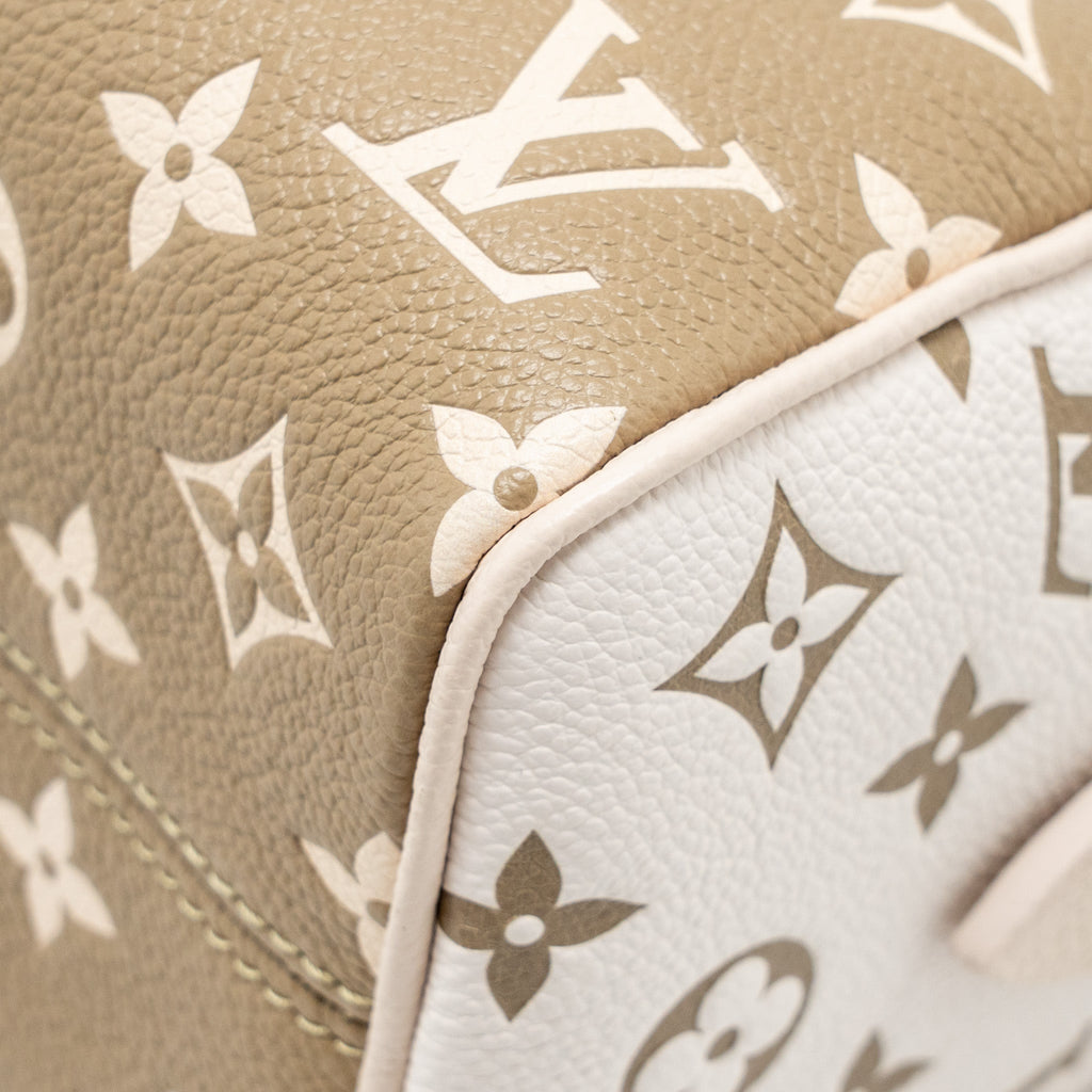 louis-vuitton-speedy-20-bandouliere-bicolour-monogram-empreinte-leather-khaki-beige-ghw-copy