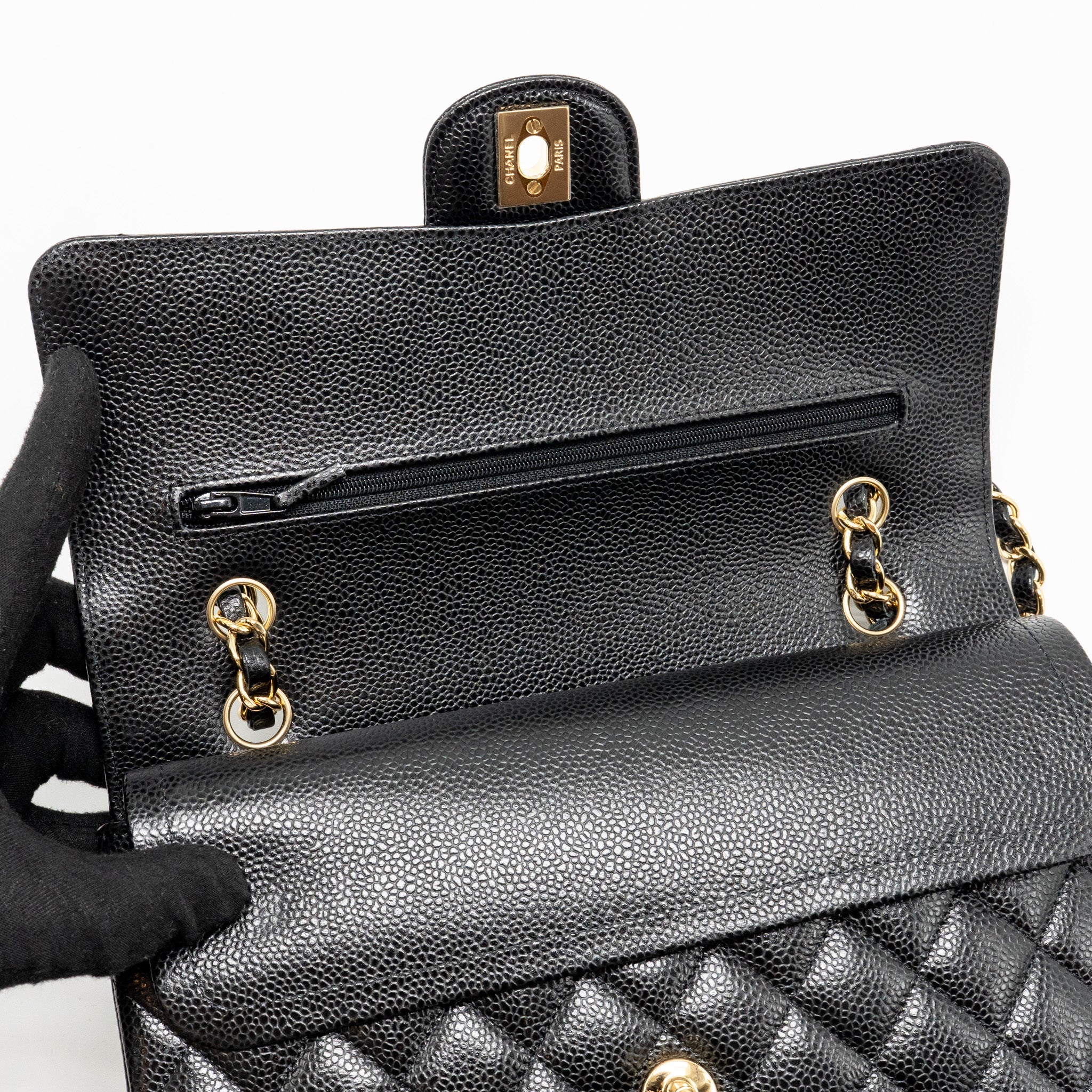 chanel-medium-classic-double-flap-bag-caviar-black-ghw-copy-1