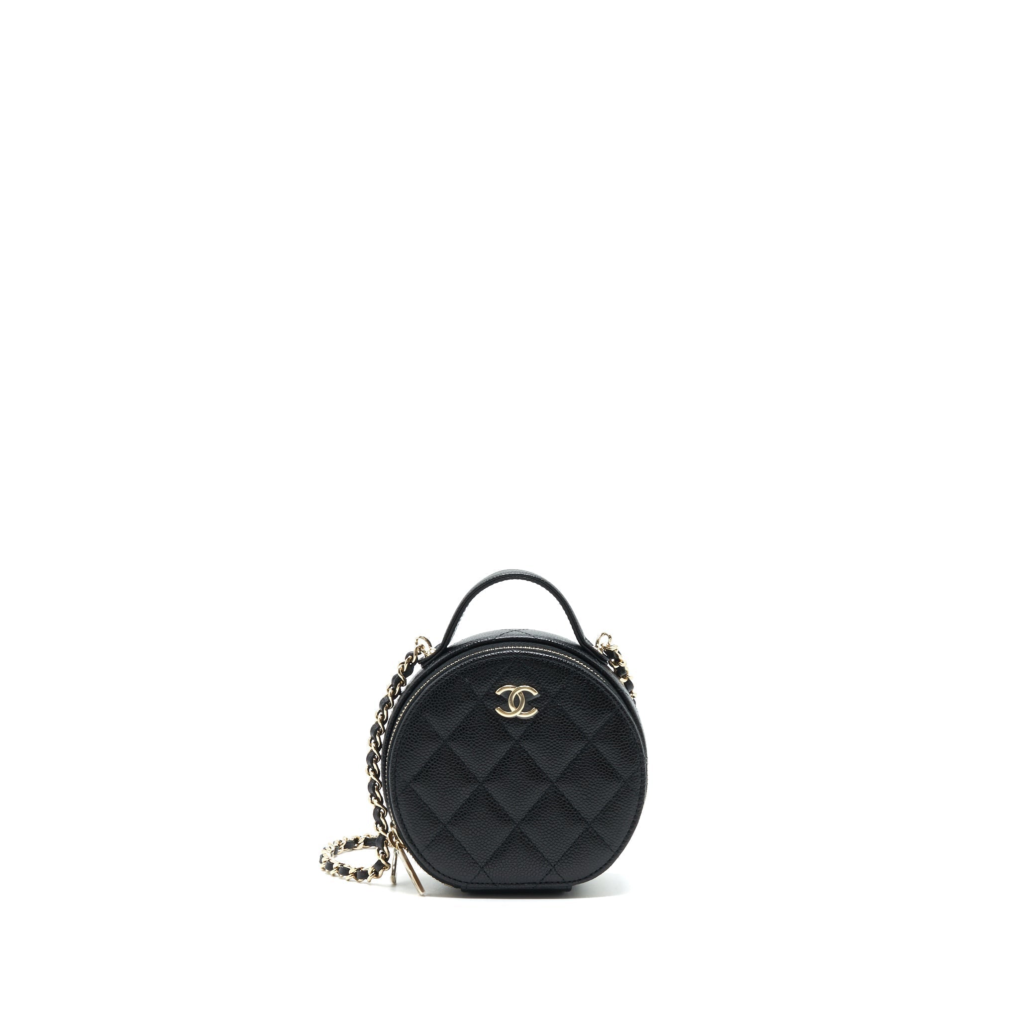chanel-22c-top-handle-mini-round-vanity-chain-caviar-black-lghw