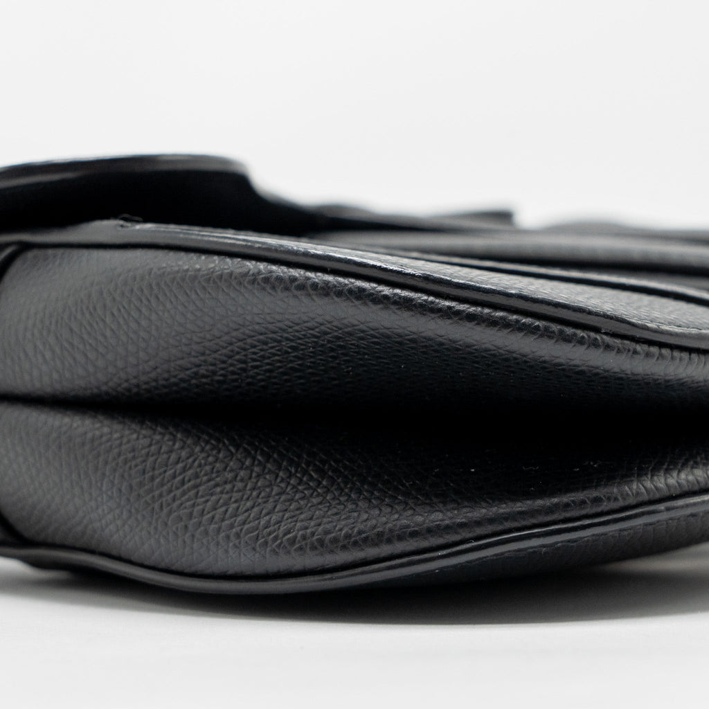 dior-mini-saddle-grained-calfskin-black-ghw