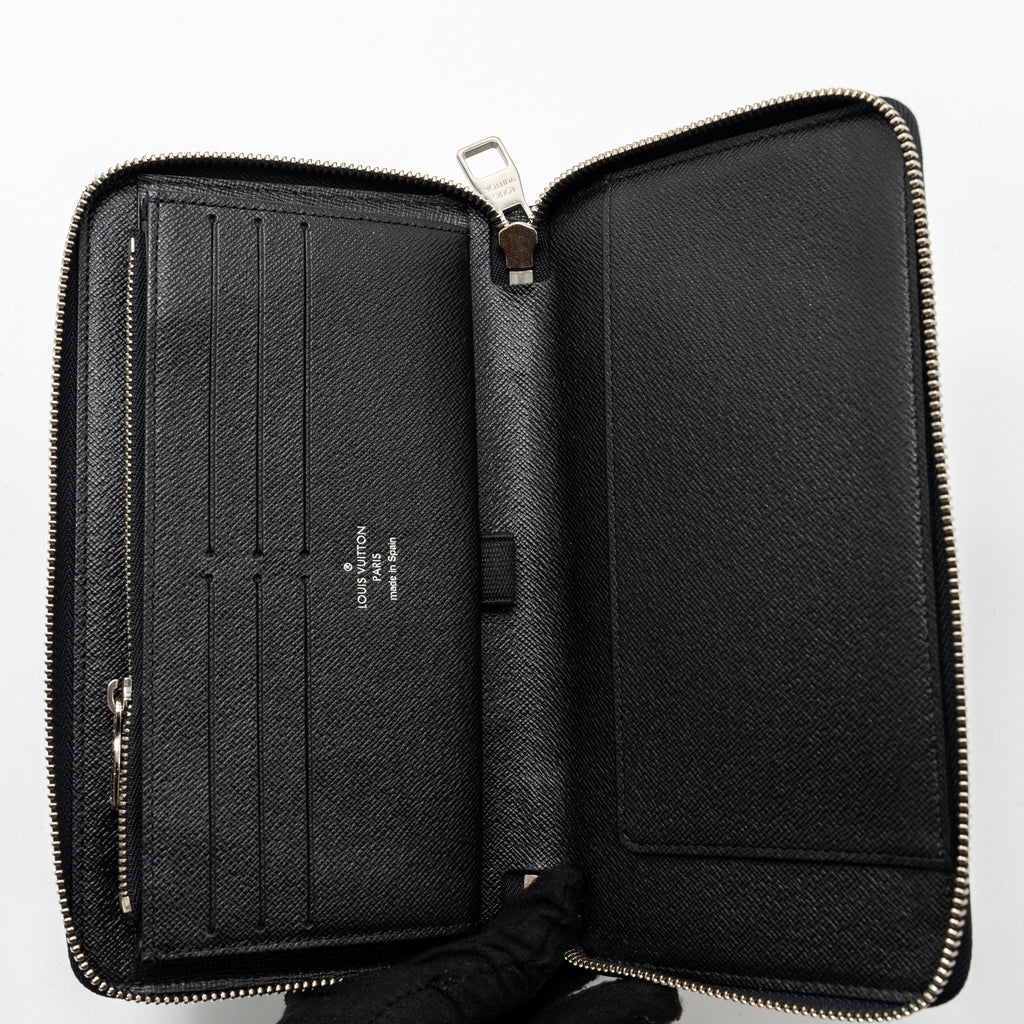 louis-vuitton-zippy-organiser-damier-graphite-canvas-black-shw