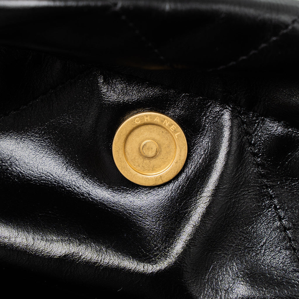 chanel-small-22-bag-gold-letter-shiny-calfskin-black-brushed-ghw-microchip