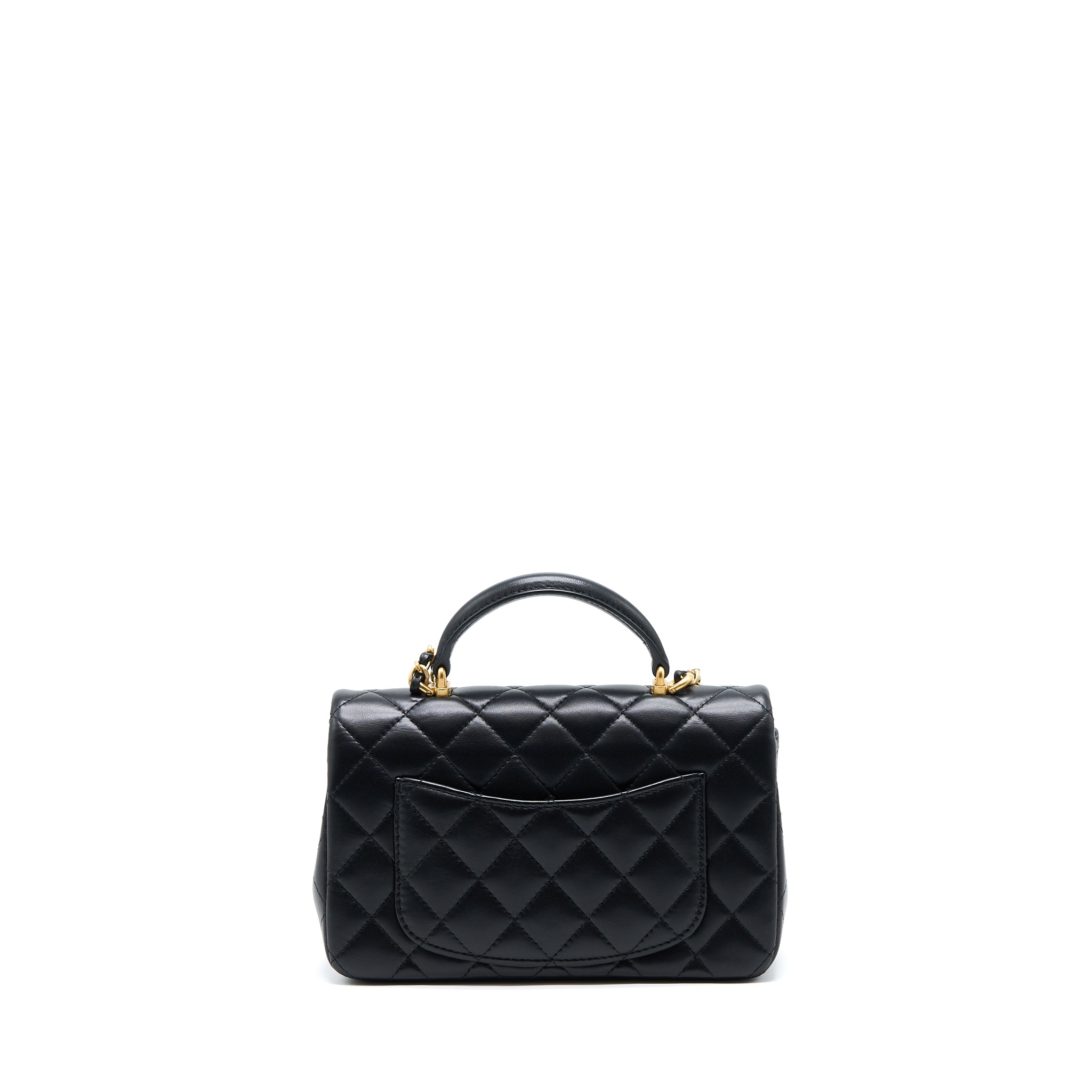 chanel-21k-top-handle-mini-rectangular-flap-bag-lambskin-black-brushed-ghwmicrochip