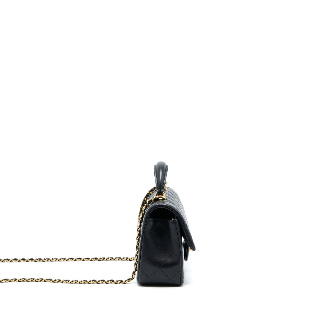 chanel-21k-top-handle-mini-rectangular-flap-bag-lambskin-black-brushed-ghwmicrochip