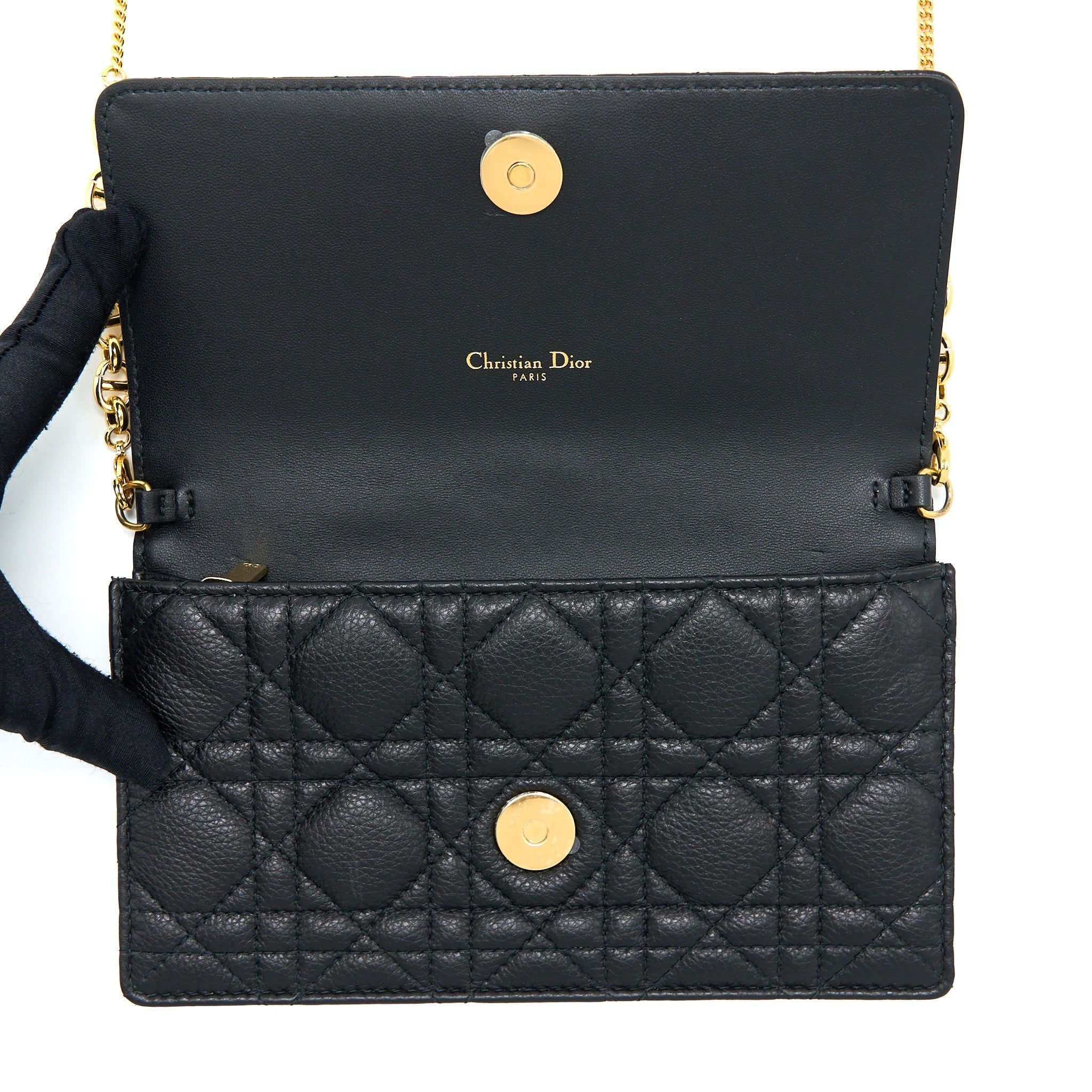 dior-caro-pouch-cannage-calfskin-black-ghw