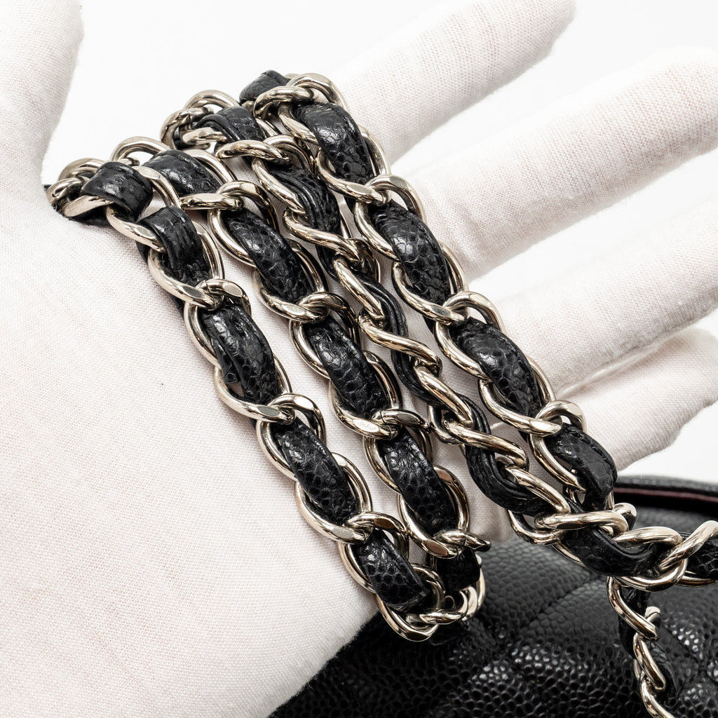 chanel-maxi-classic-double-flap-bag-caviar-black-shw
