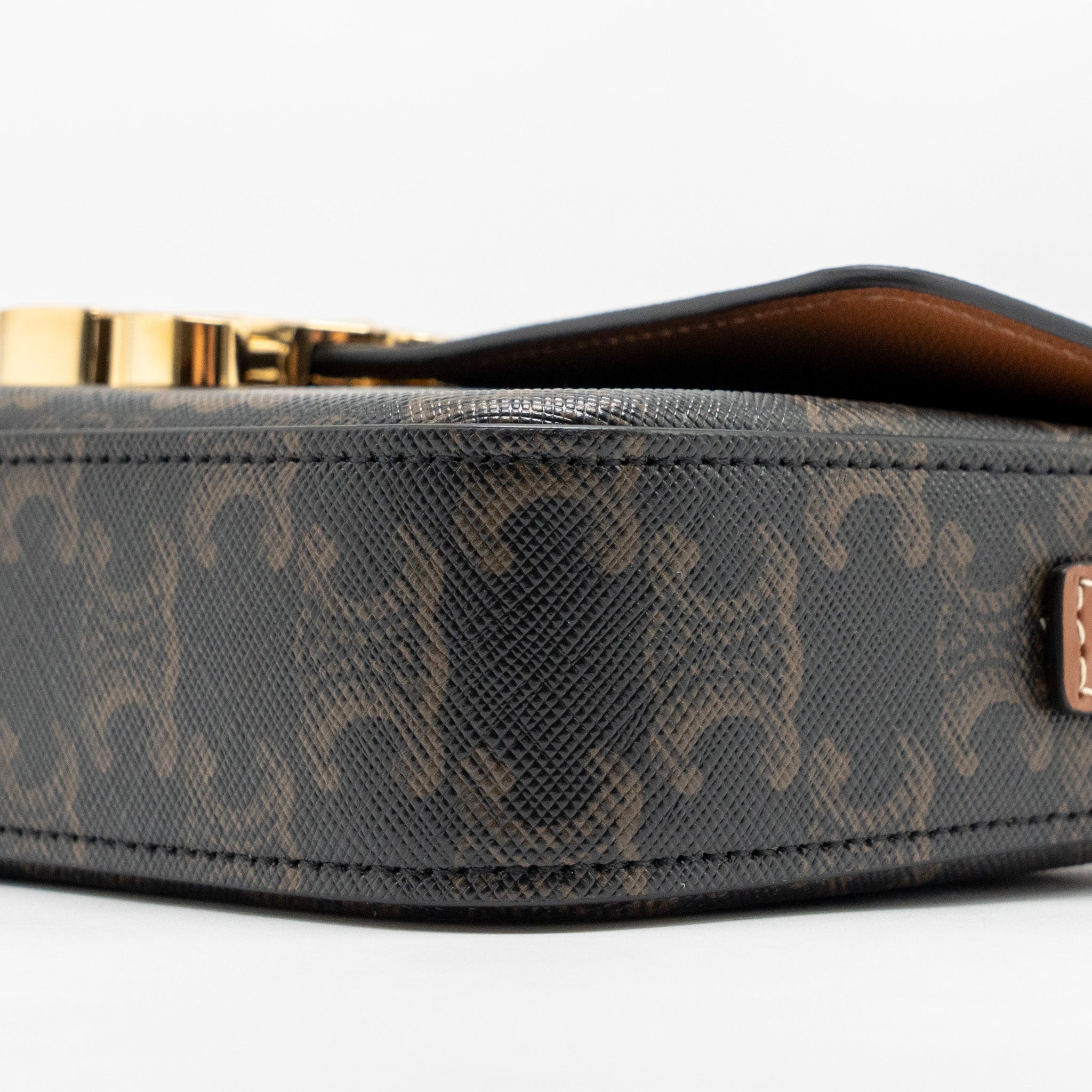 celine-triomphe-shoulder-bag-claude-canvas-tan-ghw