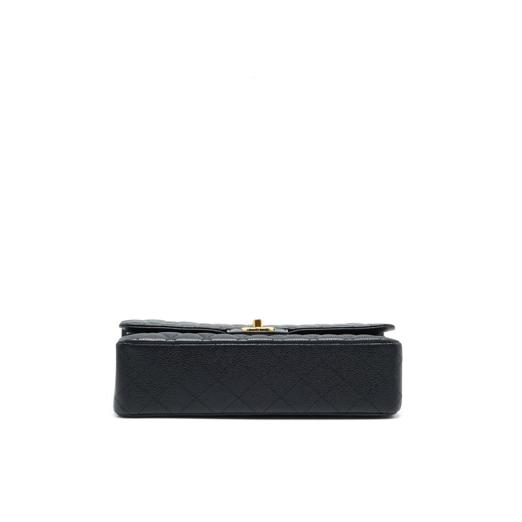 chanel-classic-double-flap-medium-black-caviar-ghw