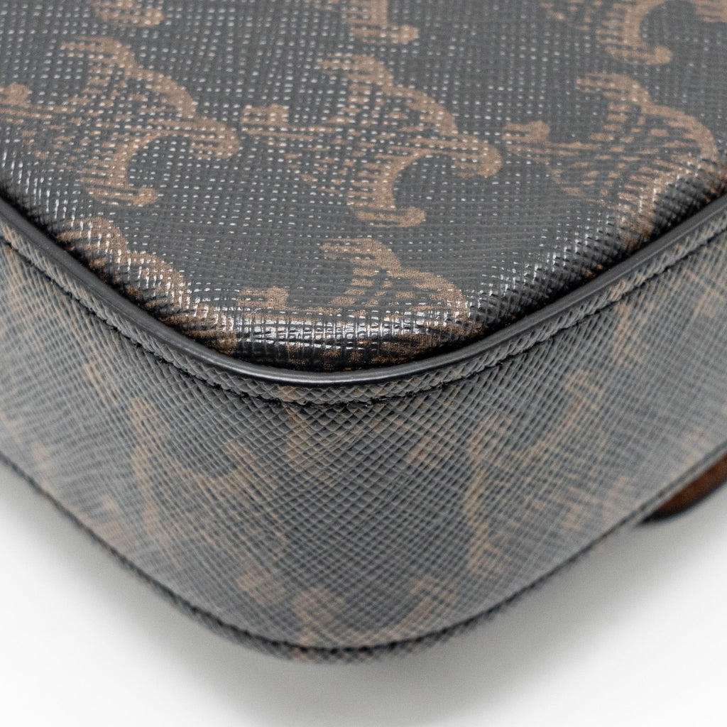 celine-triomphe-shoulder-bag-claude-canvas-tan-ghw