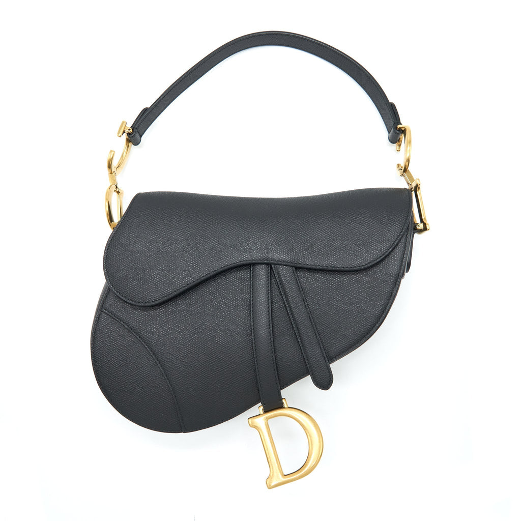 dior-medium-saddle-bag-grained-calfskin-black-ghw-1