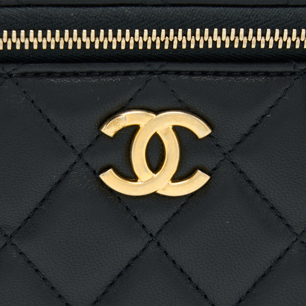 chanel-leather-chain-top-handle-long-vanity-lambskin-black-ghw