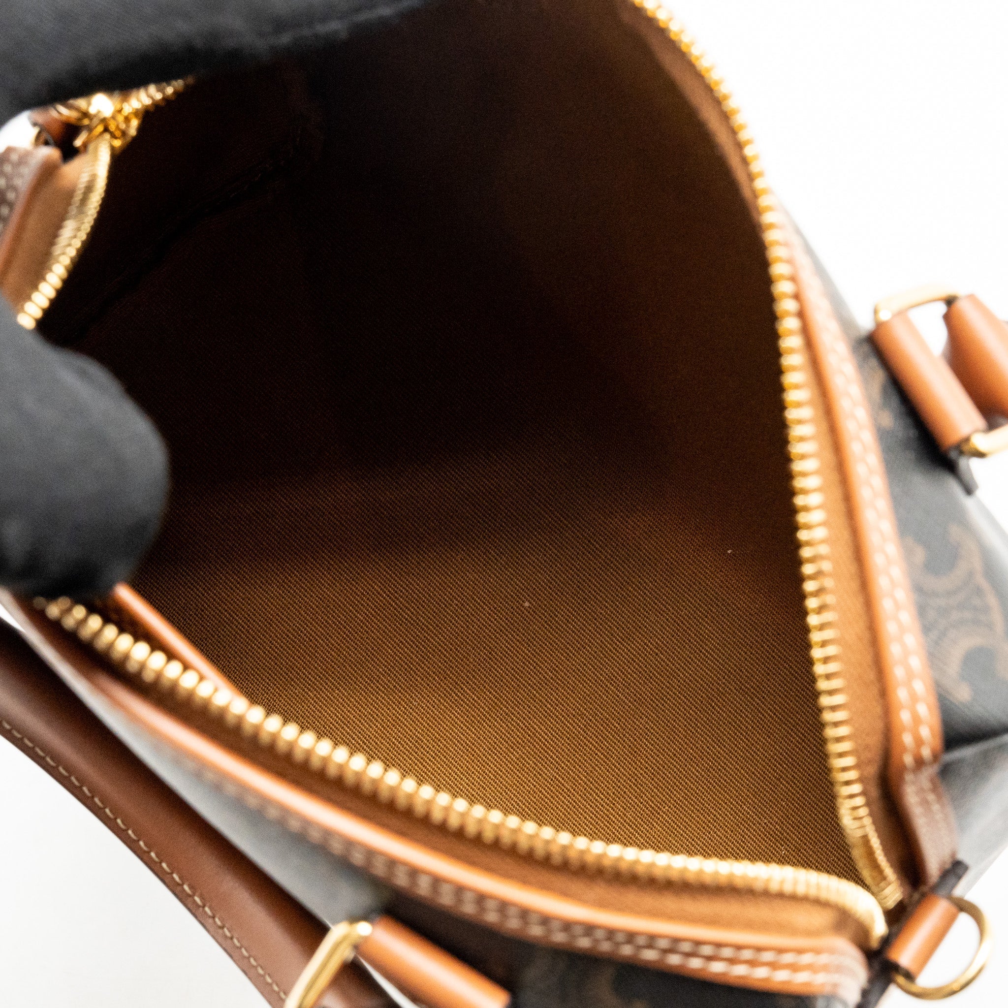 celine-small-boston-bag-triomphe-canvas-calfskin-tan-ghw-1