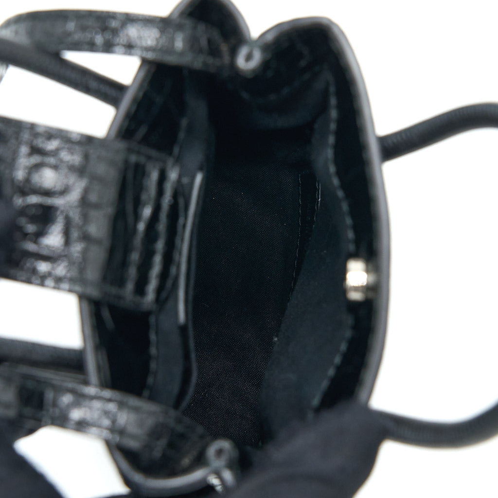 balenciaga-mini-shopping-phone-pouch-coro-emboss-calfskin-black-shw