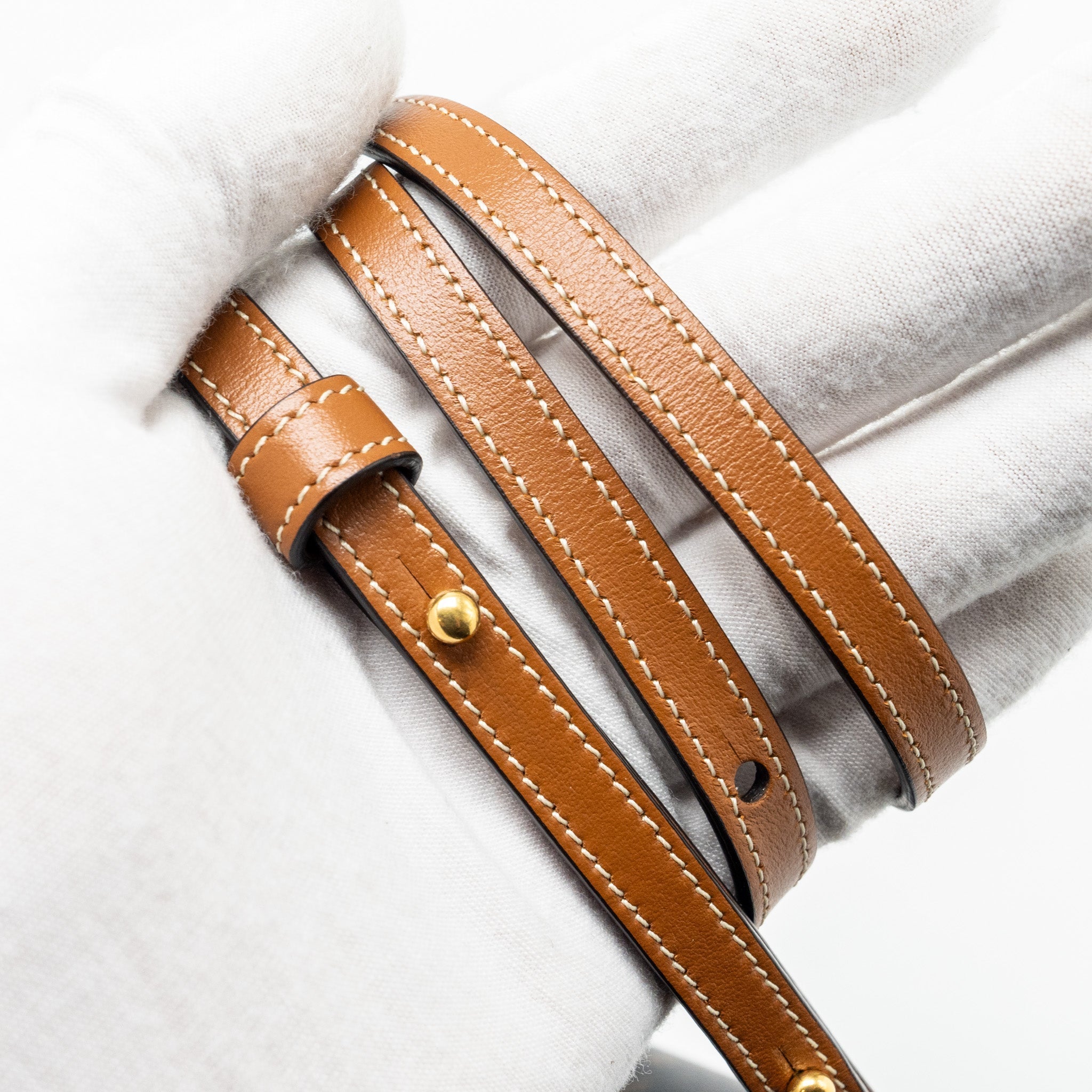 celine-wallet-on-strap-triomphe-canvas-smooth-lambskin-tan-ghw-3
