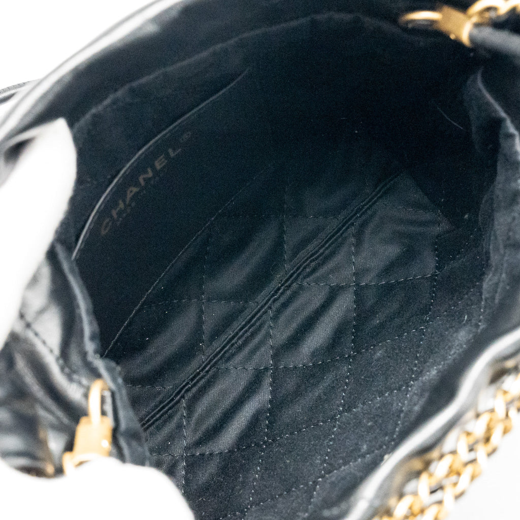 chanel-mini-22-bag-shiny-calfskin-black-ghw-microchip-copy