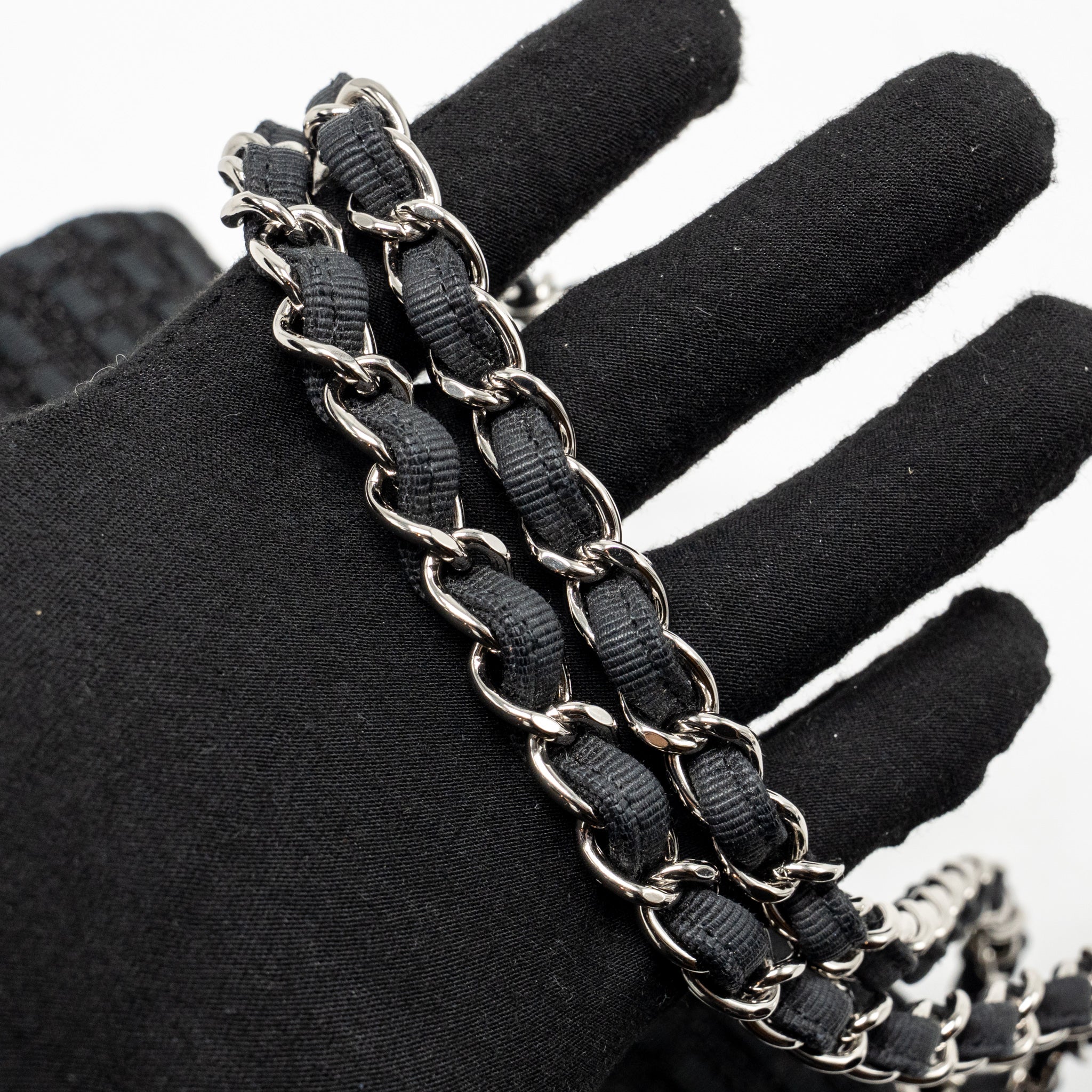 chanel-medium-classic-double-flap-bag-tweed-black-shw-copy