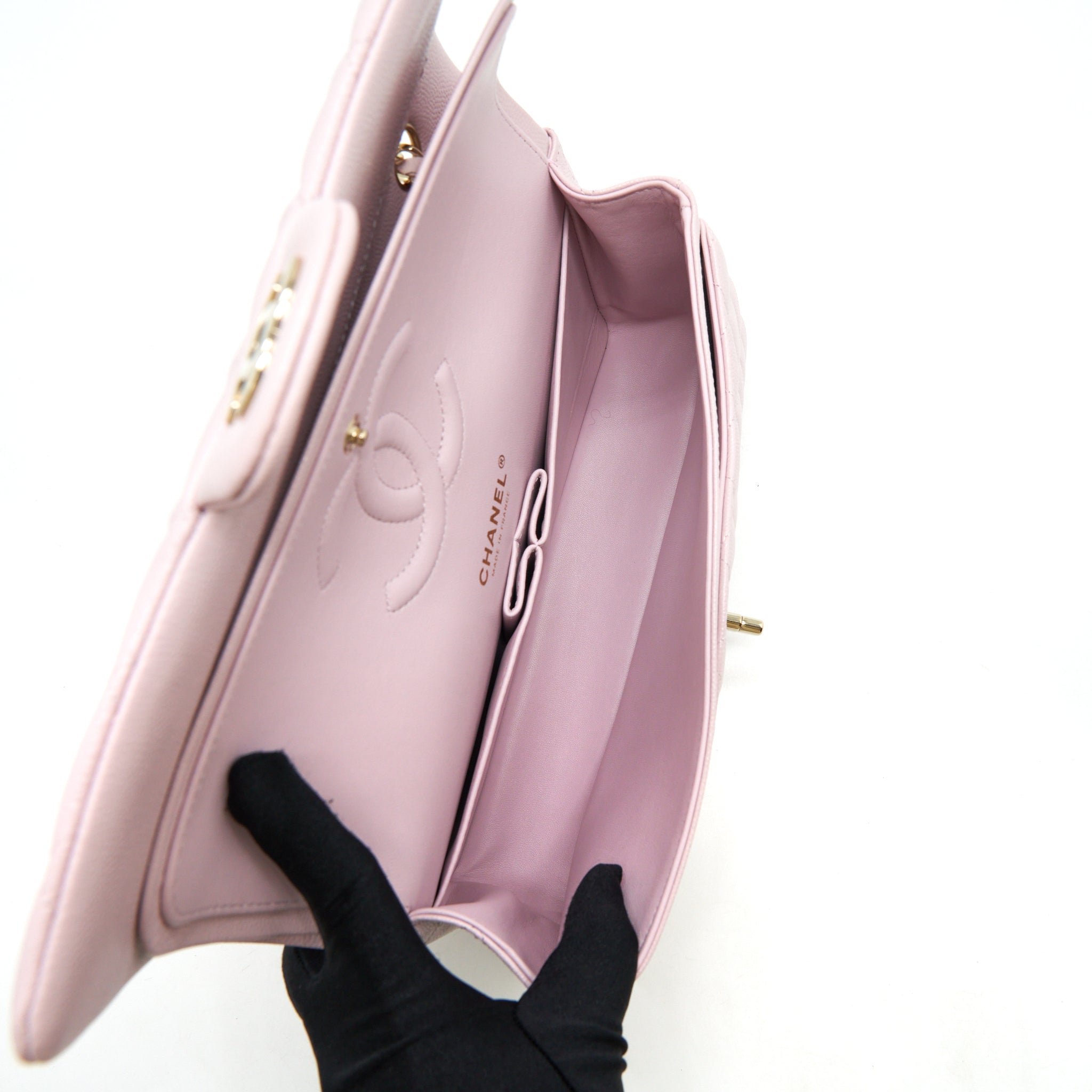 chanel-medium-classic-double-flap-bag-21s-caviar-light-pink-lghw