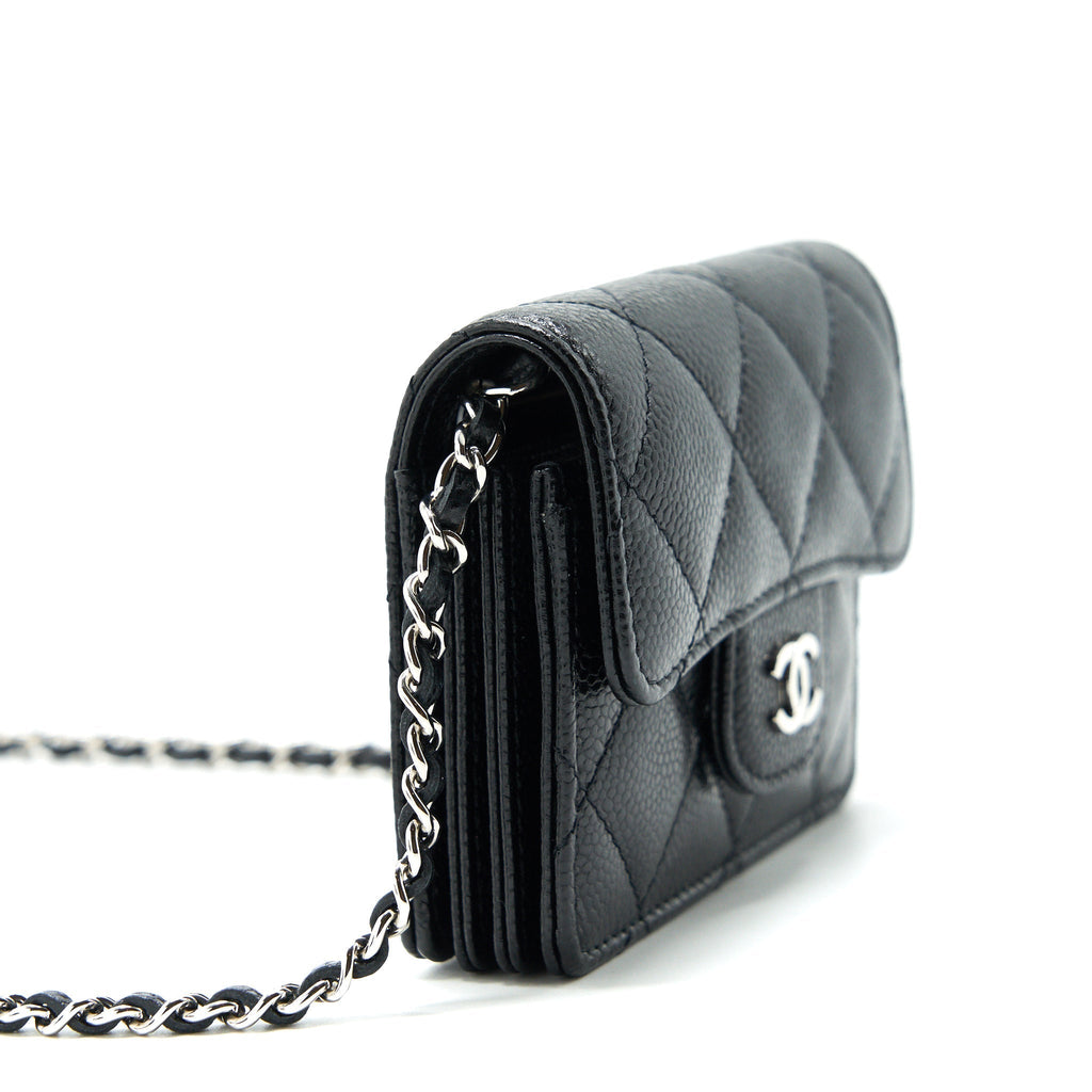 chanel-card-holder-with-chain-black-caviar-shw