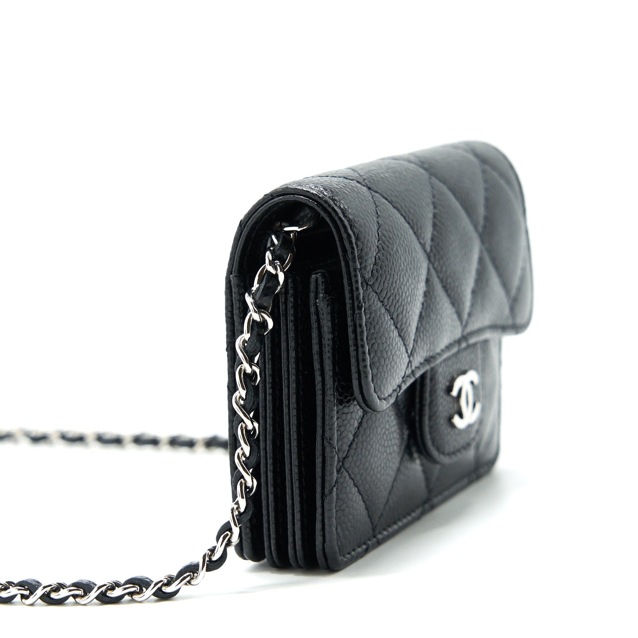 chanel-card-holder-with-chain-black-caviar-shw