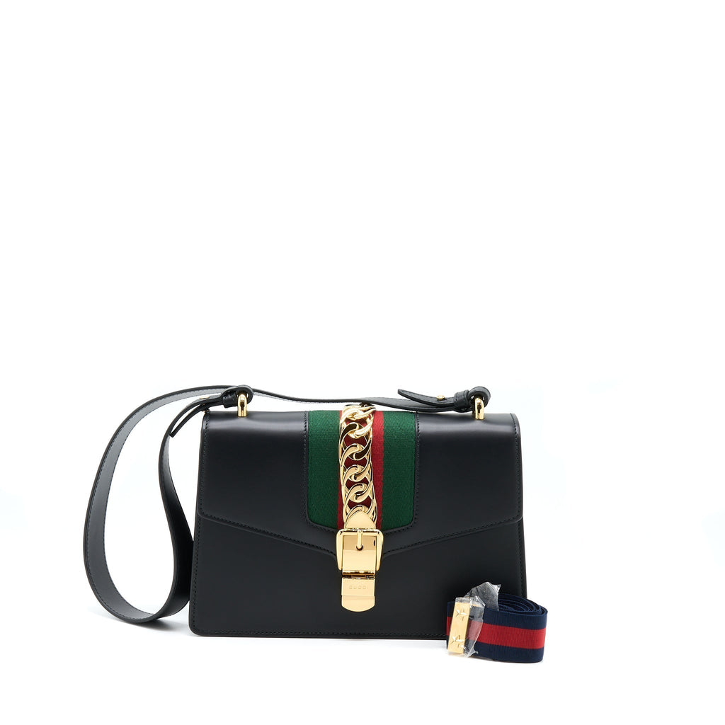 gucci-sylvie-bag-black-ghw