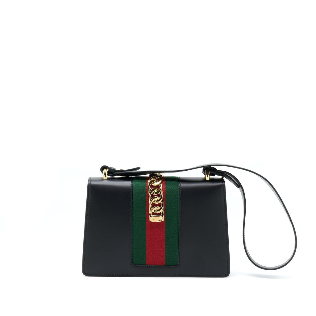 gucci-sylvie-bag-black-ghw