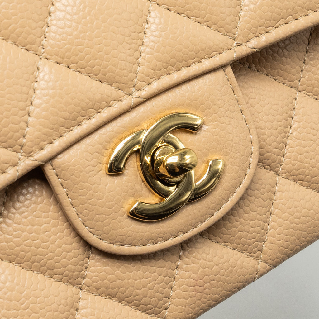 chanel-medium-classic-double-flap-bag-caviar-beige-ghw-copy