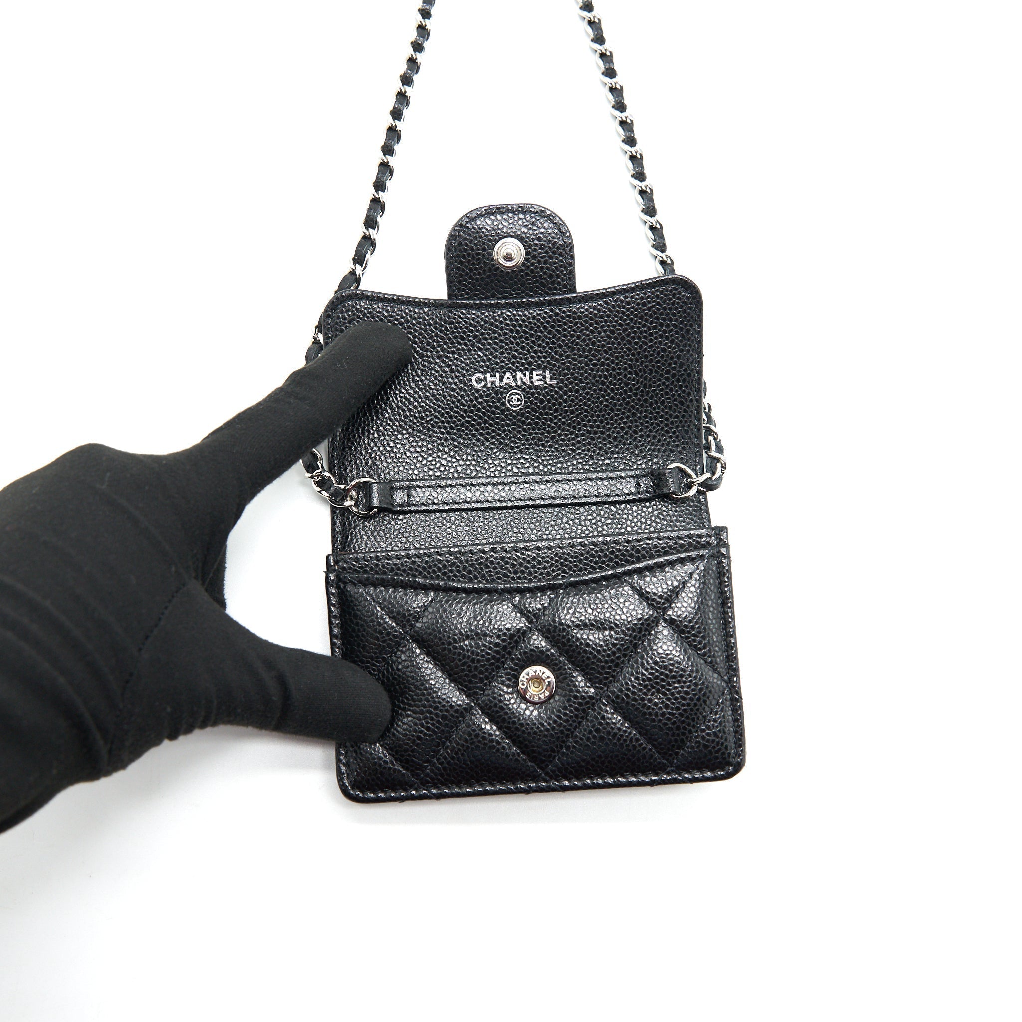 chanel-card-holder-with-chain-black-caviar-shw