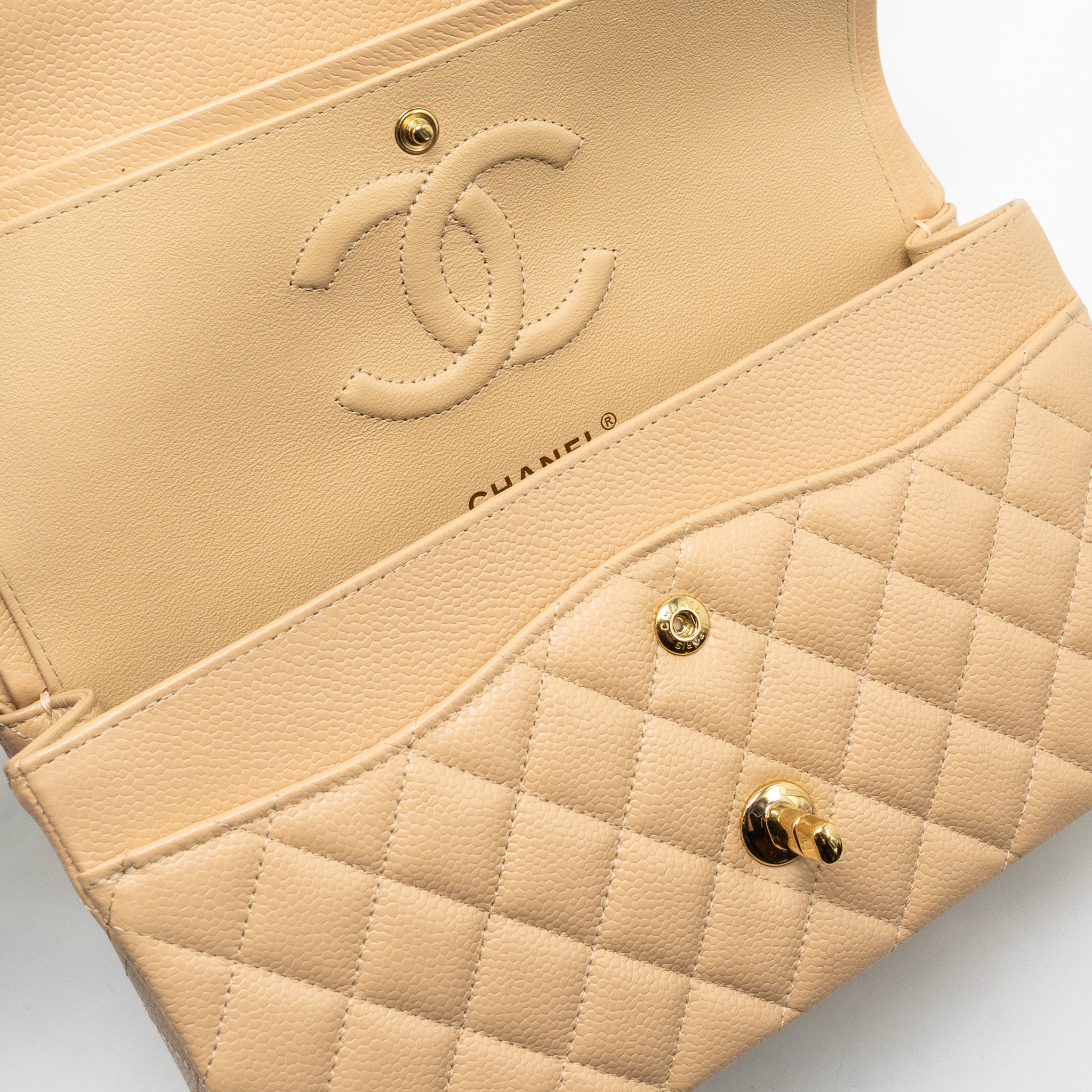 chanel-medium-classic-double-flap-bag-caviar-beige-ghw-copy